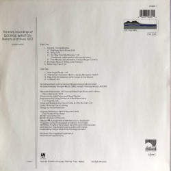 George Winston – Ballads And Blues 1972, LP, Windham Hill 082837008114