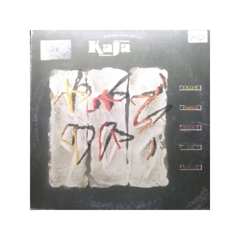 Kaja – Crazy Peoples Right To Speak, LP, Parlophone 64-24-03991