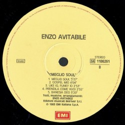 Enzo Avitabile – Meglio Soul, LP, EMI 641186261