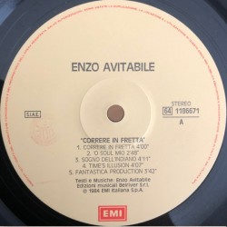 Enzo Avitabile – Correre In Fretta, LP, EMI 64-1186671