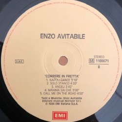 Enzo Avitabile – Correre In Fretta, LP, EMI 64-1186671