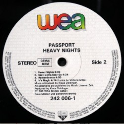 Passport – Heavy Nights, LP, WEA 022924200618