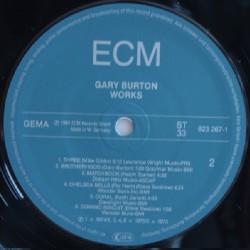 Gary Burton – Works, LP, ECM 042282326713