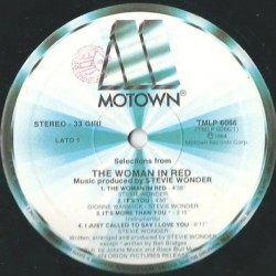 Stevie Wonder – The Woman In Red (OST), LP, Motown TMLP-6066