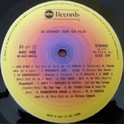 Various – 20 Grandi Temi Da Film, ABC Records ABC-468