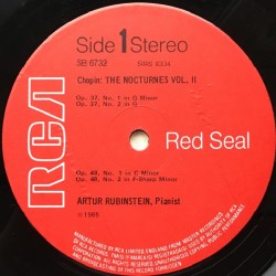 Artur Rubinstein, Chopin – The Nocturnes Vol. 2, LP, RCA SB-6732