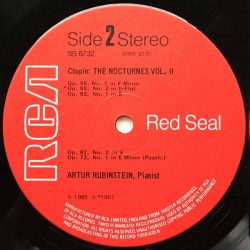 Artur Rubinstein, Chopin – The Nocturnes Vol. 2, LP, RCA SB-6732
