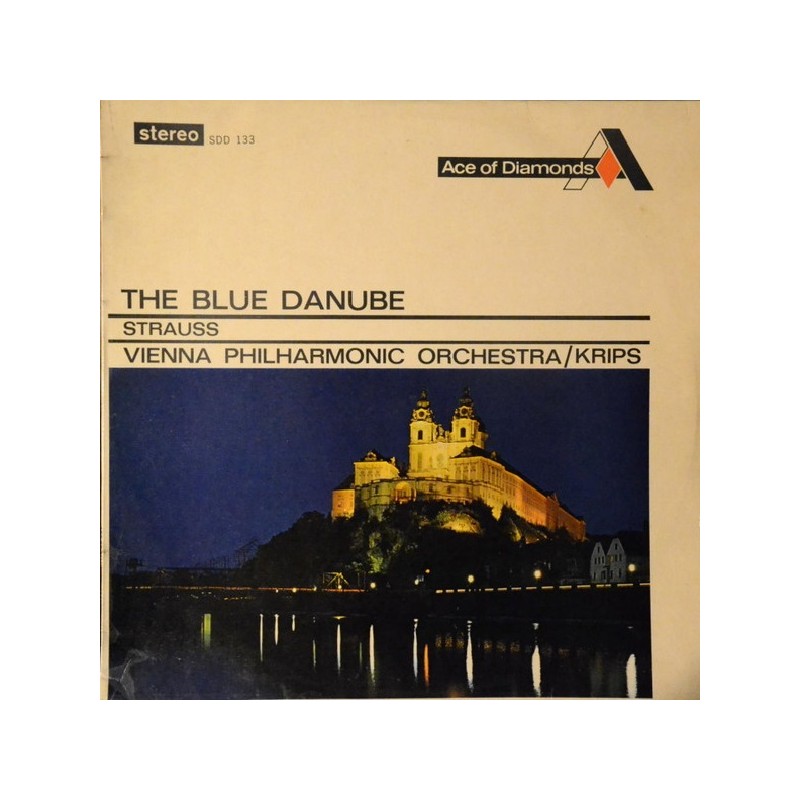 Johann Strauss: The Blue Danube, Vienna Philharmonic Orchestra, Krips, LP, Ace of Diamonds SDD-133