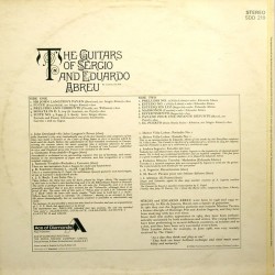 The Guitars Of Sérgio and Eduardo Abreu, LP, Ace of Diamonds SDD-219