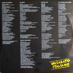 Sergio Caputo – Un Sabato Italiano, LP, CGD 20339