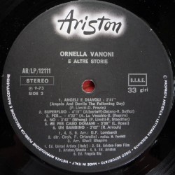 Ornella Vanoni – E Altre Storie, LP gatefold, Ariston ARLP-12111