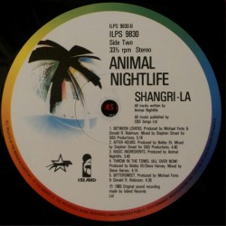 Animal Nightlife – Shangri-La, LP, Island Records ILPS-9830