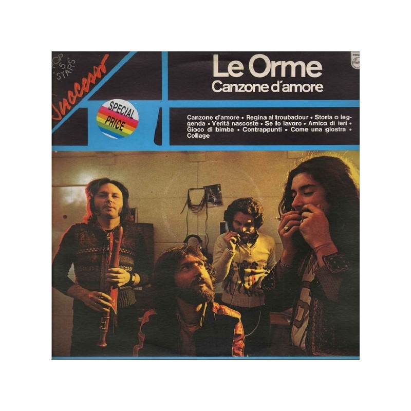 Le Orme – Canzone D'Amore, LP, Philips 6389-010