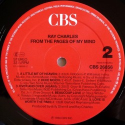 Ray Charles – From The Pages Of My Mind, LP, CBS 26856