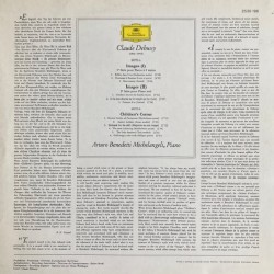 Claude Debussy: Images I/II, Children's Corner, Arturo Benedetti Michelangeli, LP, Deutsche Grammophon 2530-196