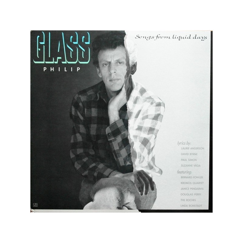 Philip Glass – Songs From Liquid Days, LP, CBS FM-39564