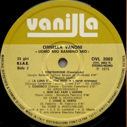 Ornella Vanoni – Uomo Mio Bambino Mio, LP gatefold, Vanilla OVL-2003
