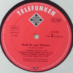 Les Deux Amis – Musik Für Zwei Gitarren, LP, Telefunken 6.24406-AS
