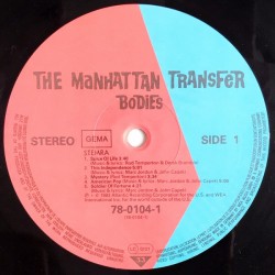 The Manhattan Transfer – Bodies And Souls, LP, Atlantic 78-0104-1