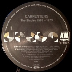 Carpenters – The Singles 1969-1973, LP, A&M Records 393-601-1
