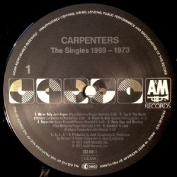 Carpenters – The Singles 1969-1973, LP, A&M Records 393-601-1