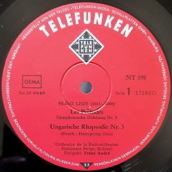 Liszt: Les Preludes - Ungarische Rhapsodien Nr. 3, 2 Und 6, Franz André, LP, 6.41309AF