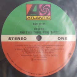 Genesis – ...And Then There Were Three..., LP gatefold, Atlantic KSD-19173