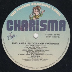 Genesis – The Lamb Lies Down On Broadway, 2x LP gatefold, Charisma CGS-1