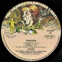 Genesis – Trespass, LP, Charisma 6369-905-A