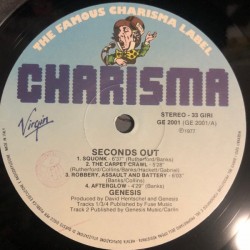 Genesis – Seconds Out, 2x LP gatefold, Charisma GE-2001