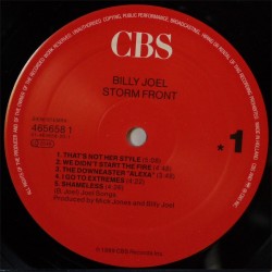 Billy Joel – Storm Front, LP, CBS 465658-1