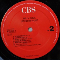 Billy Joel – Storm Front, LP, CBS 465658-1