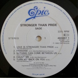 Sade – Stronger Than Pride, LP, Epic 460497-1