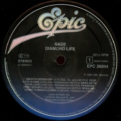 Sade – Diamond Life, LP, Epic 26044