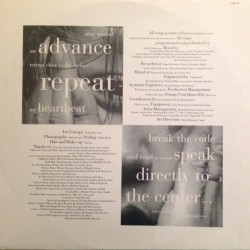 Ryuichi Sakamoto – Heartbeat, LP, Virgin VUSLP-46