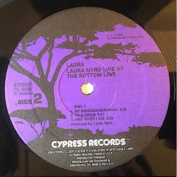 Laura Nyro – Laura (Laura Nyro Live At The Bottom Line), 2x LP, Cypress Records YL-6430