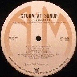Gino Vannelli – Storm At Sunup, LP, A&M Records SP-4533