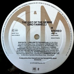 Gino Vannelli – The Gist Of The Gemini, LP, A&M Records 393112-1