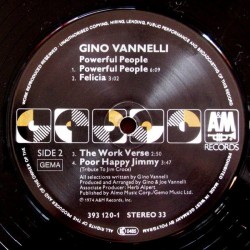 Gino Vannelli – Powerful People, LP, A&M Records 393120-1