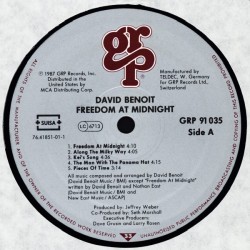 David Benoit – Freedom At Midnight, LP, GRP 011105103510