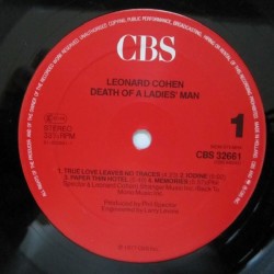Leonard Cohen – Death Of A Ladies' Man, LP, CBS 32661