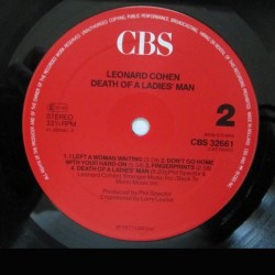 Leonard Cohen – Death Of A Ladies' Man, LP, CBS 32661