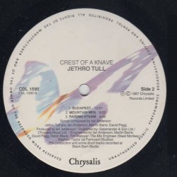 Jethro Tull – Crest Of A Knave, LP, Chrysalis CDL-1590
