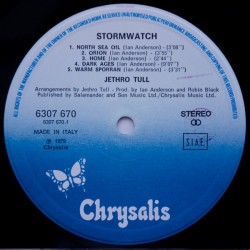 Jethro Tull – Stormwatch, LP, Chrysalis 6307-670