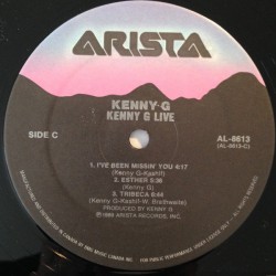 Kenny G – Live, 2x LP, Arista 7822186131