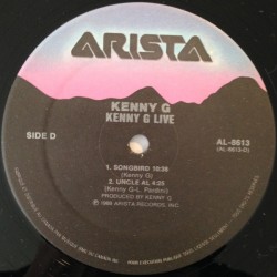 Kenny G – Live, 2x LP, Arista 7822186131