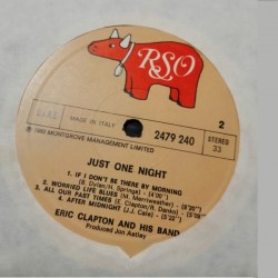 Eric Clapton – Just One Night, 2x LP gatefold, RSO 2658-135