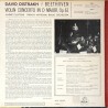 Beethoven: Violin Concerto, David Oistrakh, Orchestre National De La Radiodiffusion, Cluytens, LP, Angel Records S-35780