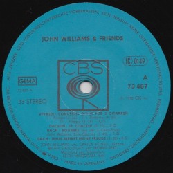 John Williams – John Williams And Friends, LP, CBS 73487