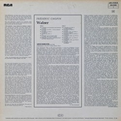 Rubinstein – Chopin Waltzes, LP, RCA Victor LSC-2726-B